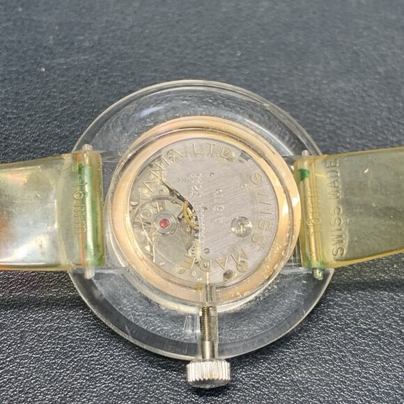Vintage Lucerne Luxus Clear Wotania Swiss Mechanical Watch Not Working main image 5